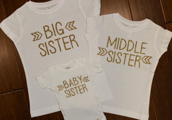 Big sister shirt Big brother shirt Little sister onesie | Etsy