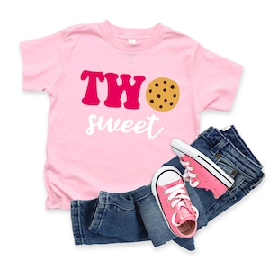 Two Sweet Birthday Shirt / Girls 2nd Birthday / 2 Birthday Shirt / Two Year Old Birthday / Girl Birthday /  Girls Birthday Tee / Two Sweet