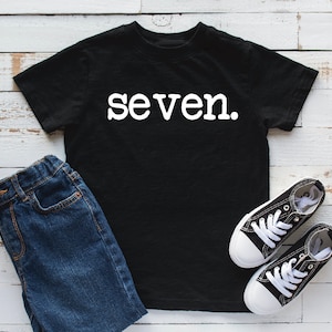 Boys Seventh Birthday Shirt / Boys 7th Birthday / 7th Birthday Shirt / Boys 7th Birthday / Seven Birthday / Seventh Birthday / 7th birthday