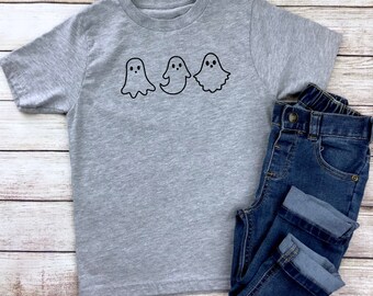 Ghost Tee Shirt / Girls Ghost Tee shirt / Boys Ghost Tee Shirt / kids Halloween tees / halloween shirt / kids halloween / ghost shirt /