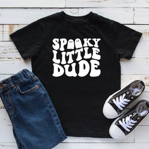 Spooky Little Dude Shirt / Spooky Little Dude Tee / Boy Trick or Treat Shirt / Halloween Shirt / Kinder Halloween T