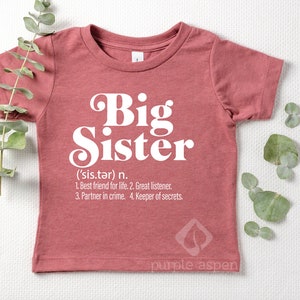 Big Sister Shirt / Big Sister T Shirt 