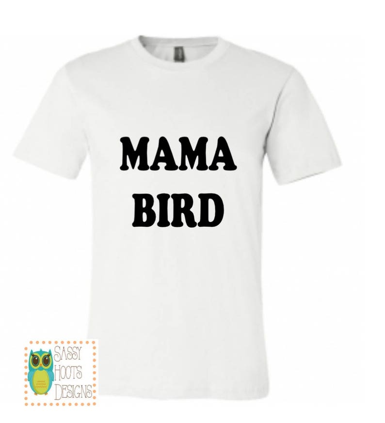 Mama Bird Daddy Bird and Baby Bird Shirt Set Baby Onesie Etsy