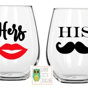 Wine Glass, wedding gifts, wedding decor, bride and groom gifts, wedding gift, bridal gifts, bridal shower, his and hers gifts