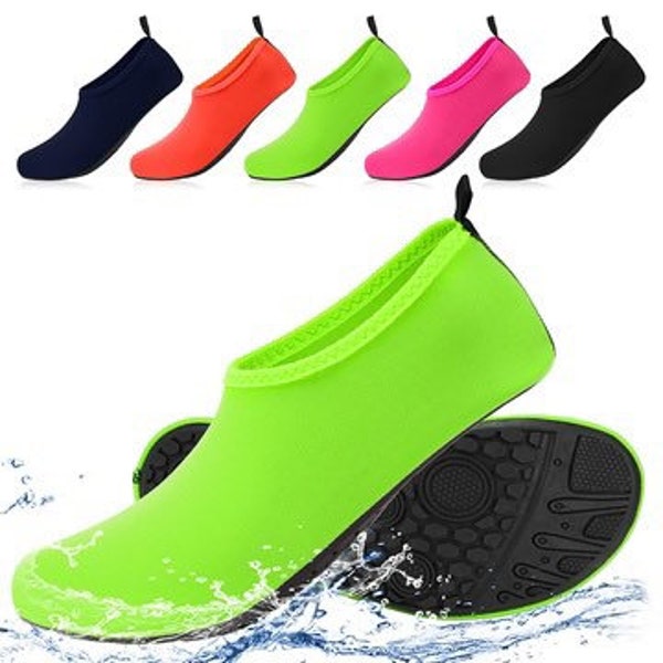 50% Off Women's and Mens Water Shoes Barefoot Quick-Dry Aqua Socks for Beach Swim Surf Yoga Exercise Driving