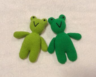 Crochet Plush Frogs