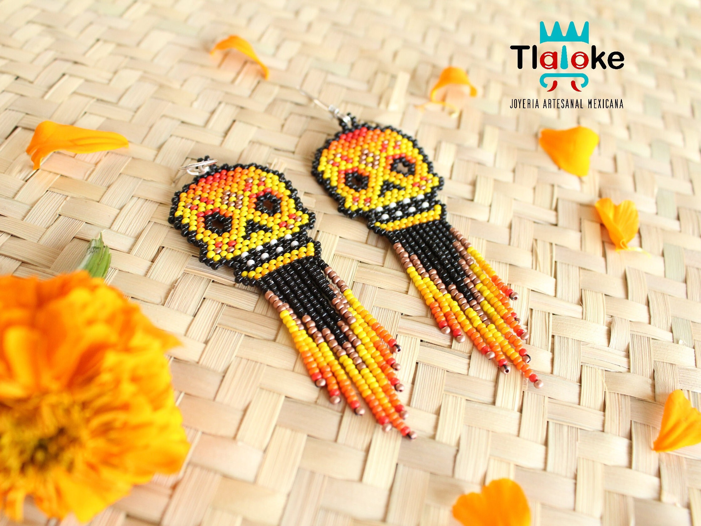 Skull Tzompantli Earrings - Etsy