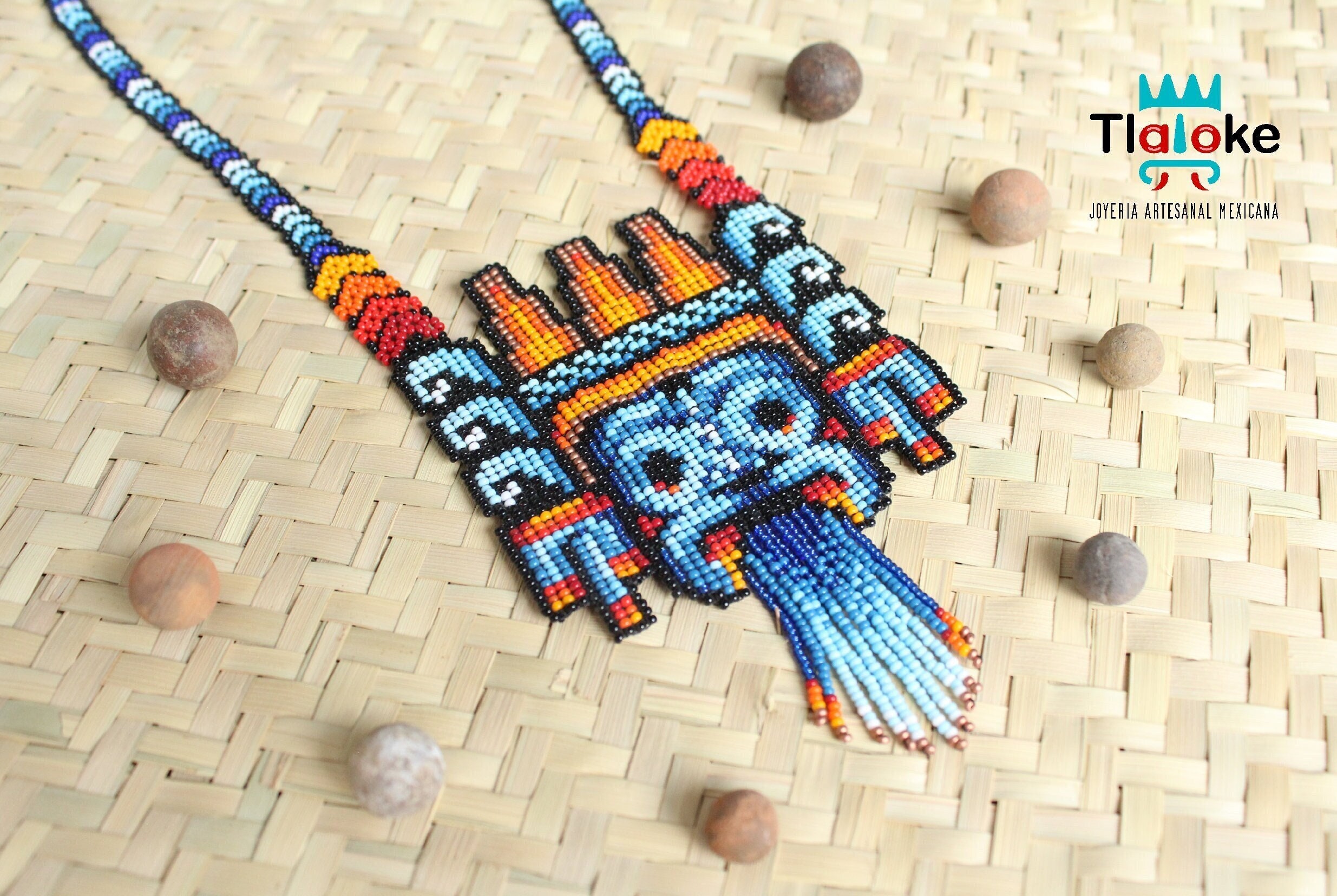 Necklace Tlaloc - Etsy