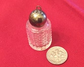 Vintage Miniature Glass Perfume Bottle for Necklace