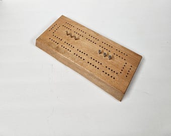 Tablero de cribbage de madera recuperada del Lago Superior