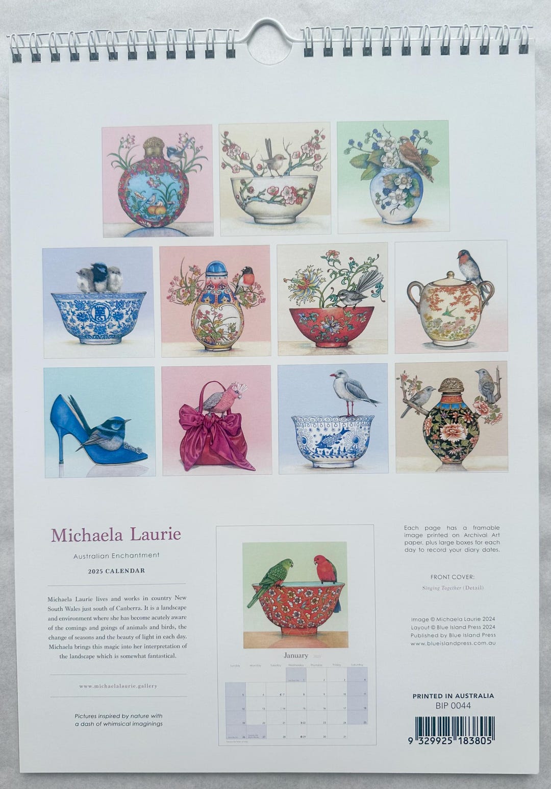 2025 Wall Calendar Medium Size Y252 Etsy Australia