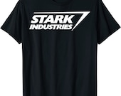 marvel iron man stark industries logo t shirt
