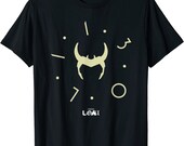 marvel loki clock helmet t shirt