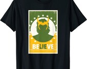 marvel loki believe president loki poster t shirt