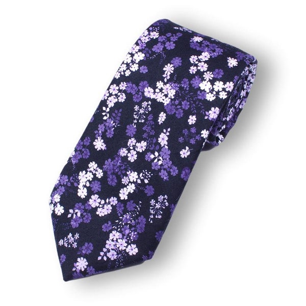 Men's necktie, Skinny Necktie, Skinny Tie, Lilac tie, Purple tie, Skinny Mens Tie, Skinny tie, cotton Skinny Tie.