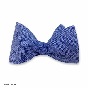 Gingham Bow tie, Mens Bow tie, Husband Gift