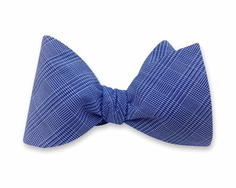 Gingham Bow tie, Mens Bow tie, Husband Gift