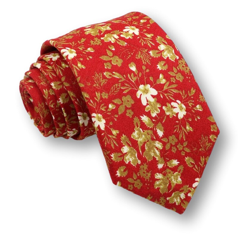 mens floral necktie
