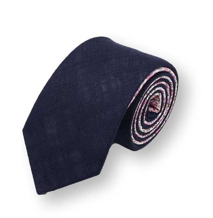 ROWAN Men's necktie | Skinny Necktie | Skinny Tie | Skinny Mens Tie | Skinny tie | Linen Skinny Tie | Wedding ideas | Groom | Groomsmen