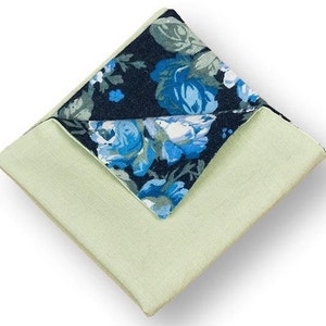 Floral Pocket Square | Wedding Accessory | Formal Event | Two sided Pocket Square | Wedding ideas | Groom | Groomsmen | Prom | Floral print