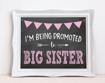 Big sister printable | Etsy