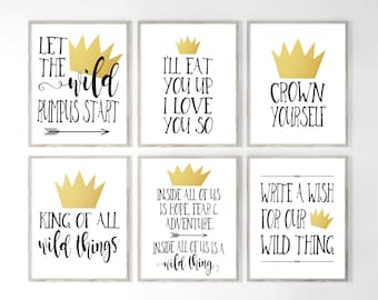 Where the Wild Things Are 8x10 AND 5x7 - Etsy