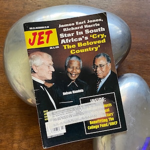 Vintage 1996 Jet Magazine with Nelson Mandela and James Earl Jones
