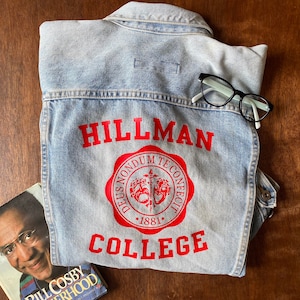 HBCU Jean Jacket Afrocentric Womens Vintage Jean Jacket Class of 93