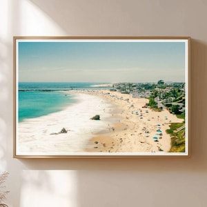 Newport Beach California Print: Vintage Coastal Long Exposure Photography