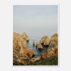 Lagos Portugal Fotografie Druck: Algarve Küste Retro Reise Kunst Bild 2