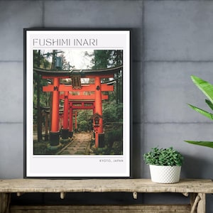 Fushimi Inari Shrine Print: Kyoto Japan Torii Gates Photo - Zen Landscape Wall Art
