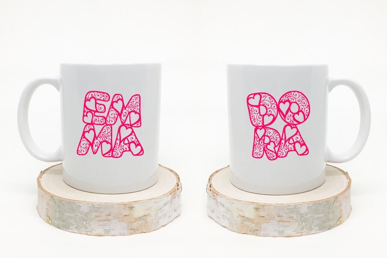 Lamor font Valentine days font uppercase typeface hearts image 5