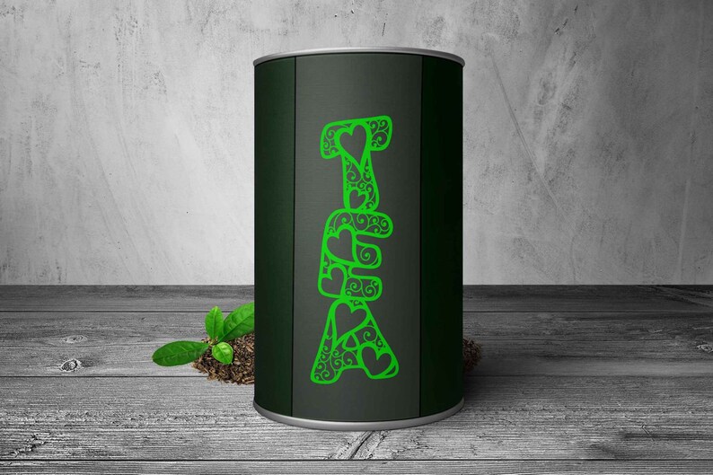 Lamor font Valentine days font uppercase typeface hearts image 7