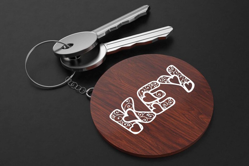 Lamor font Valentine days font uppercase typeface hearts image 6