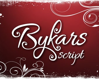 Handwritten Script Font for Logos & Crafts – Bykars