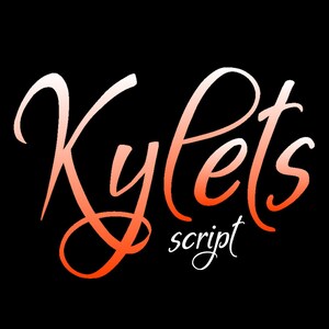 Digitale Schrift, Kylets Schrift, handgeschriebene Schrift, handgeschriebene Schrift, kommerzielle Nutzung, TTF, OTF, Instant Download