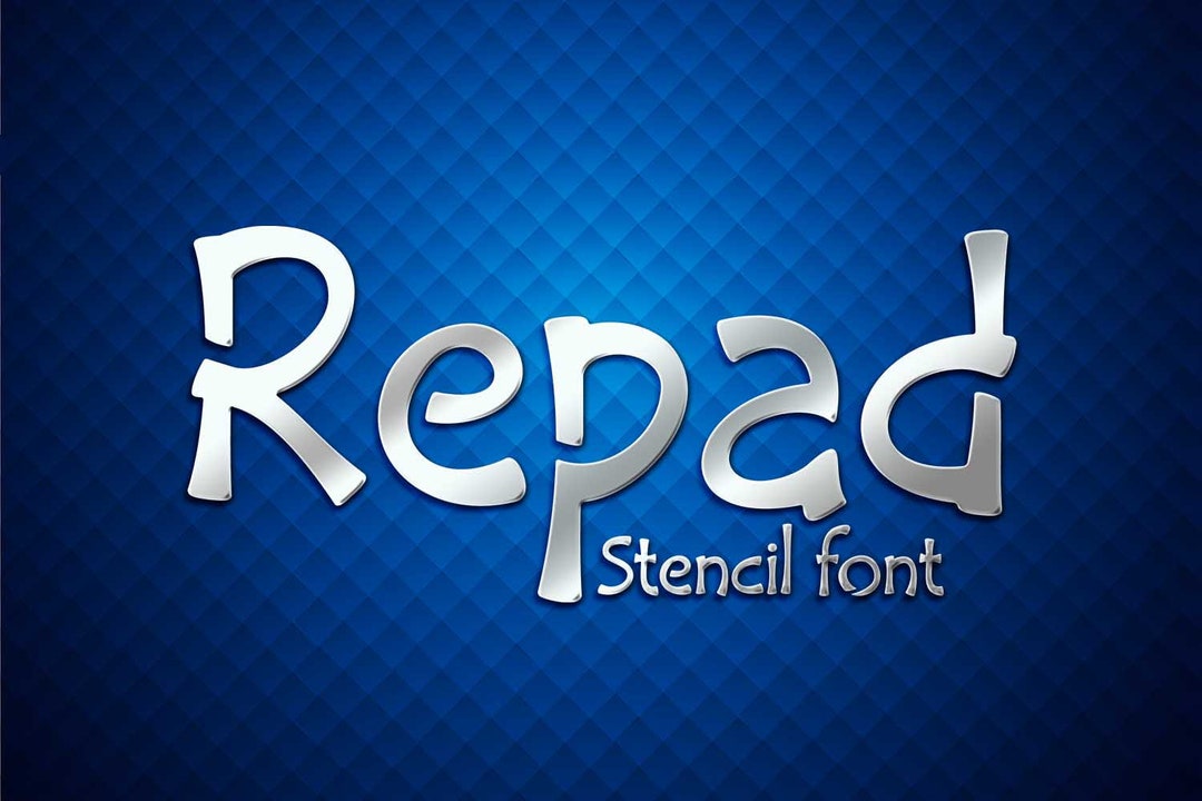 Repad Stencil Font Stencil Font Hand Crafted Stencil Font Europian repad-stencil-font-stencil-font-hand-crafted-stencil-font-europian