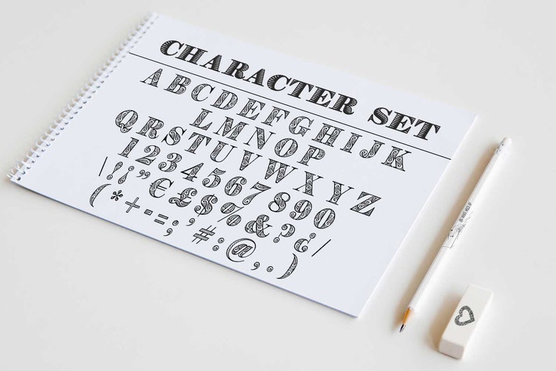 Zengo font svg png eps files uppercase font decorative image 2