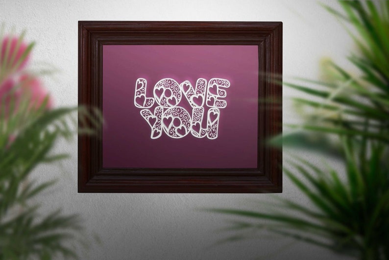 Lamor font Valentine days font uppercase typeface hearts image 4