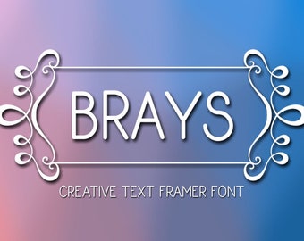 Brays font, creative font, framer font downloadable font, Commercial use, TTF, OTF, Instant Download