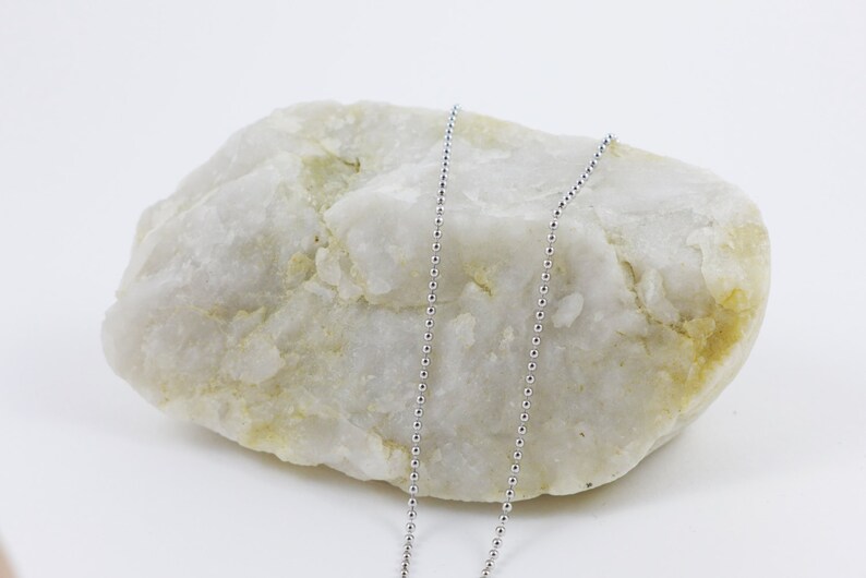 Dainty Choker Chain Choker Silver Micro Ball Chain Choker Necklace Micro Choker | Ball Chain Choker Thin Choker Silver Choker