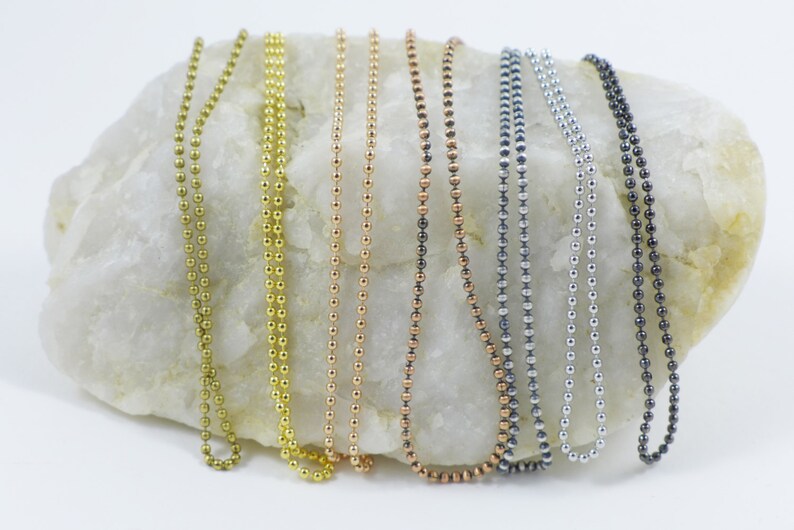 Dainty Choker Chain Choker Silver Micro Ball Chain Choker Necklace Micro Choker | Ball Chain Choker Thin Choker Silver Choker