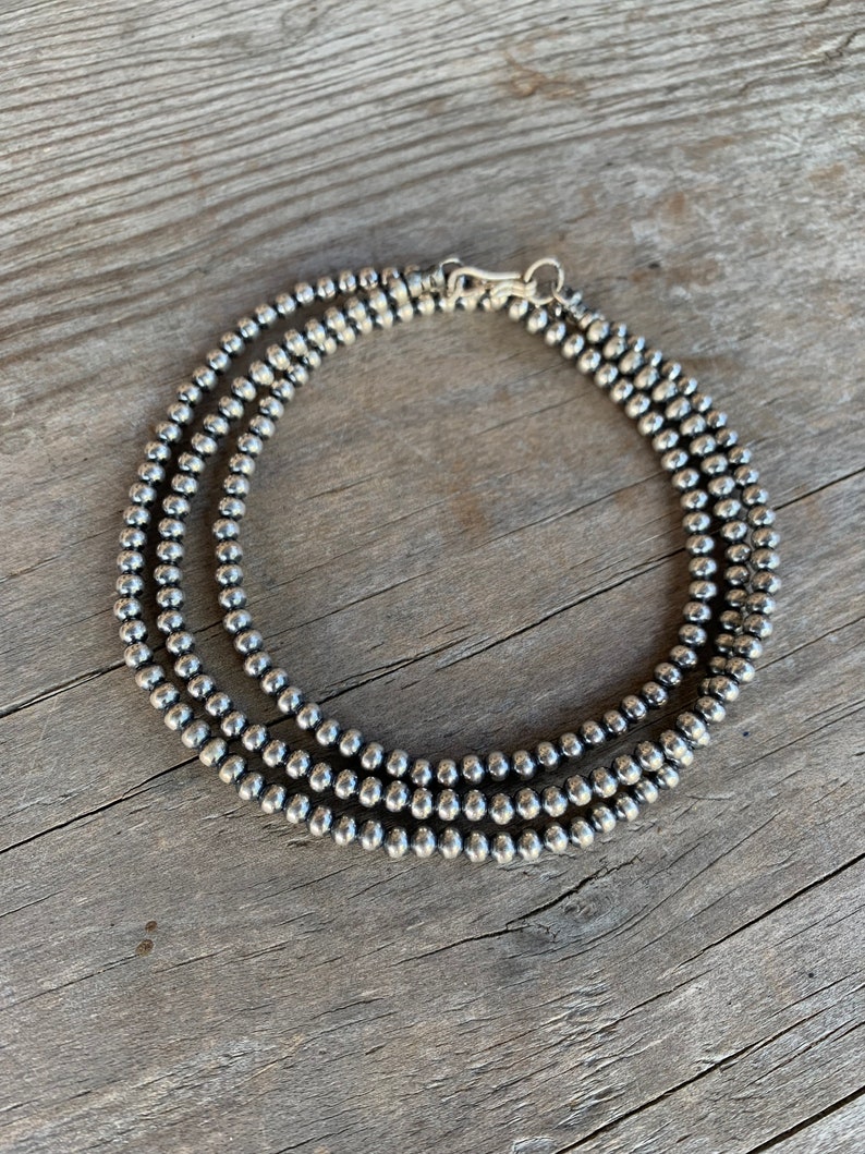 30 4mm Navajo Pearls