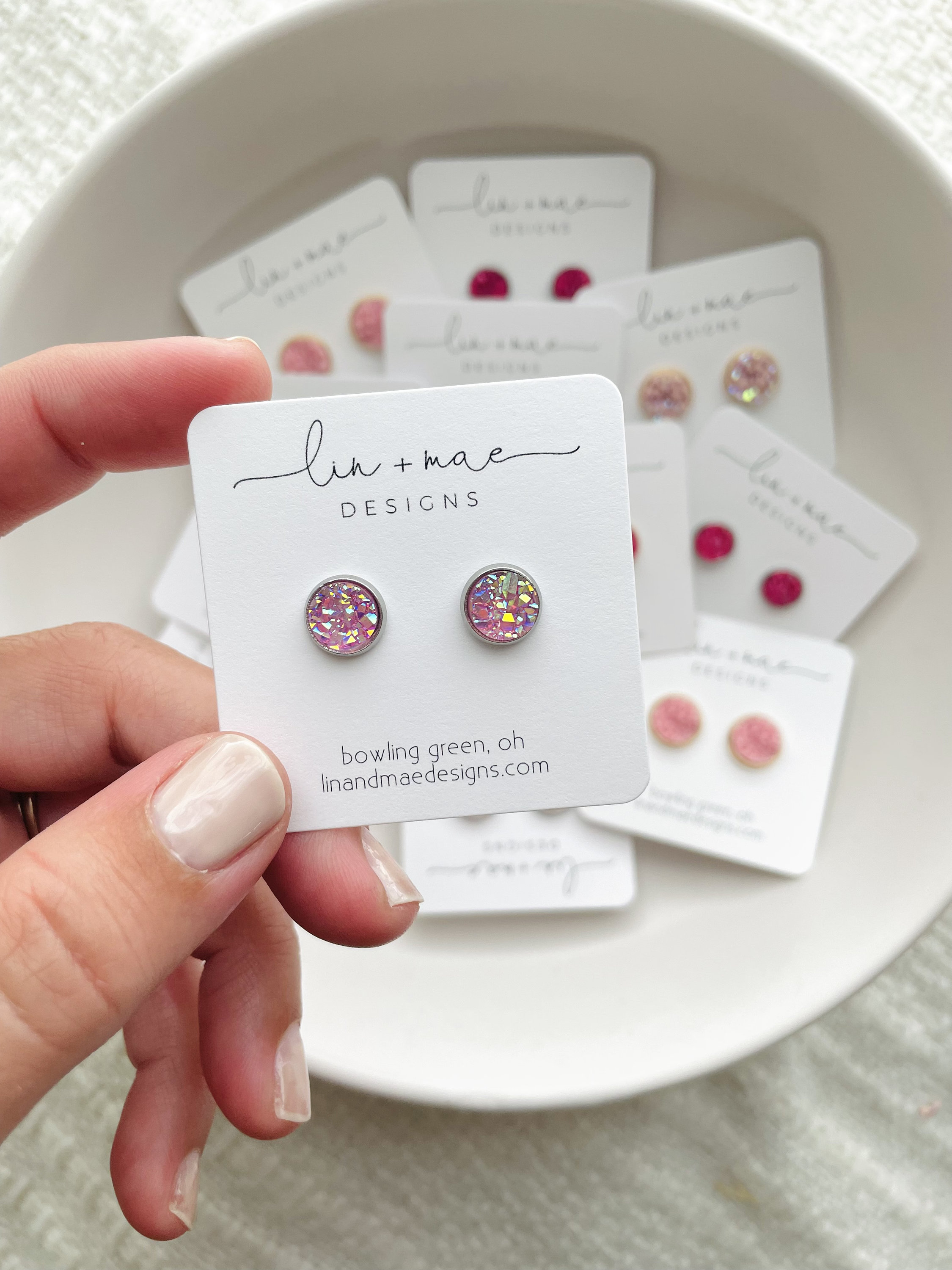 Newborn feathers shop earrings