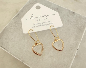 Dainty Heart Earrings