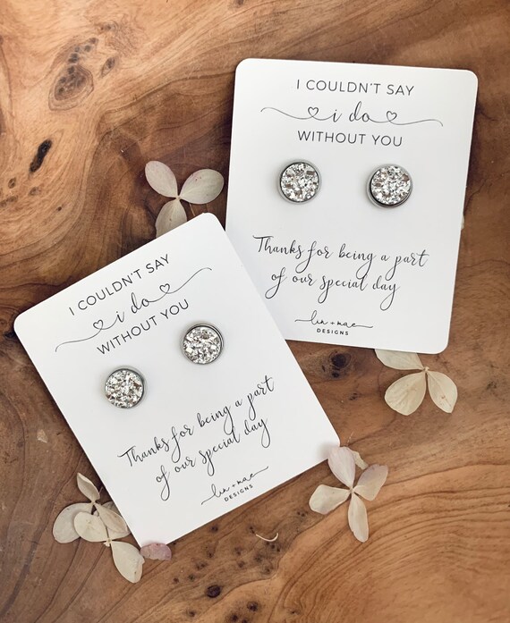 Bulk cheap bridesmaid earrings