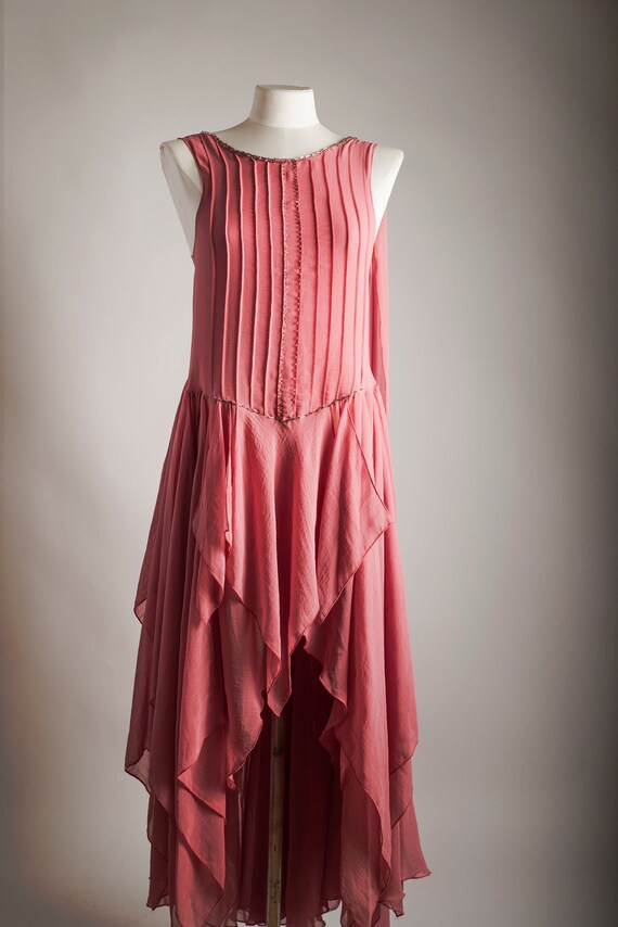 pink flapper dress
