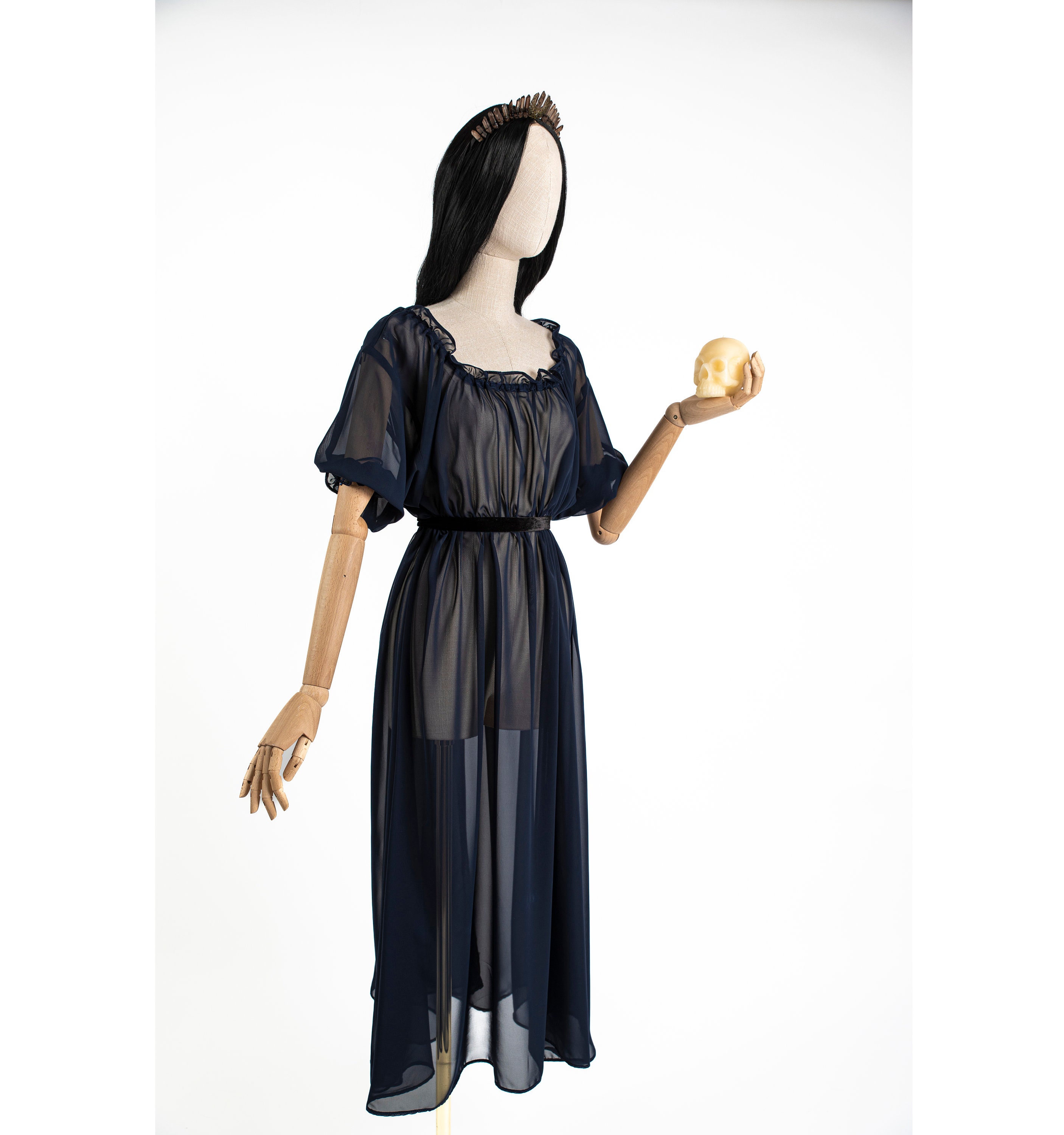 Chiffon Chemise Dress, Victorian Renaissance Costume (MTO) - Etsy