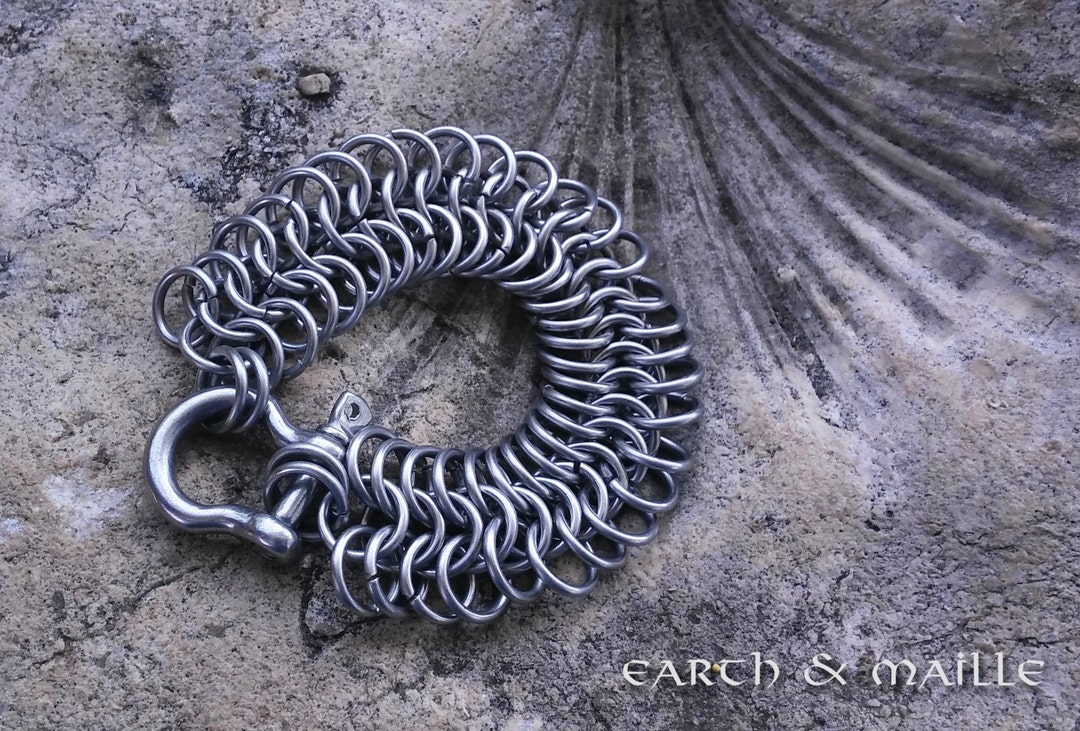European 6 in 1 Chainmail Bracelet Chainmaille Bracelet Etsy