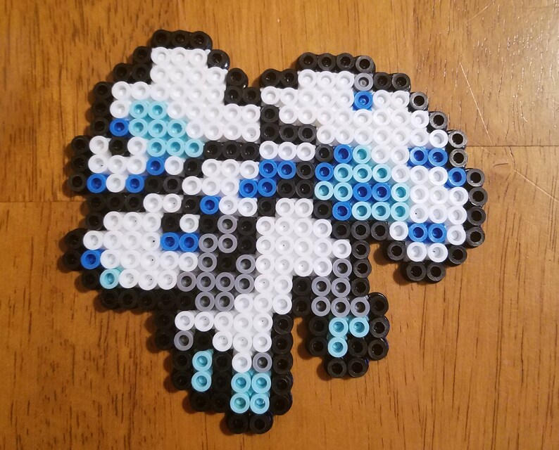 Alolan Vulpix Sprite Perler Etsy